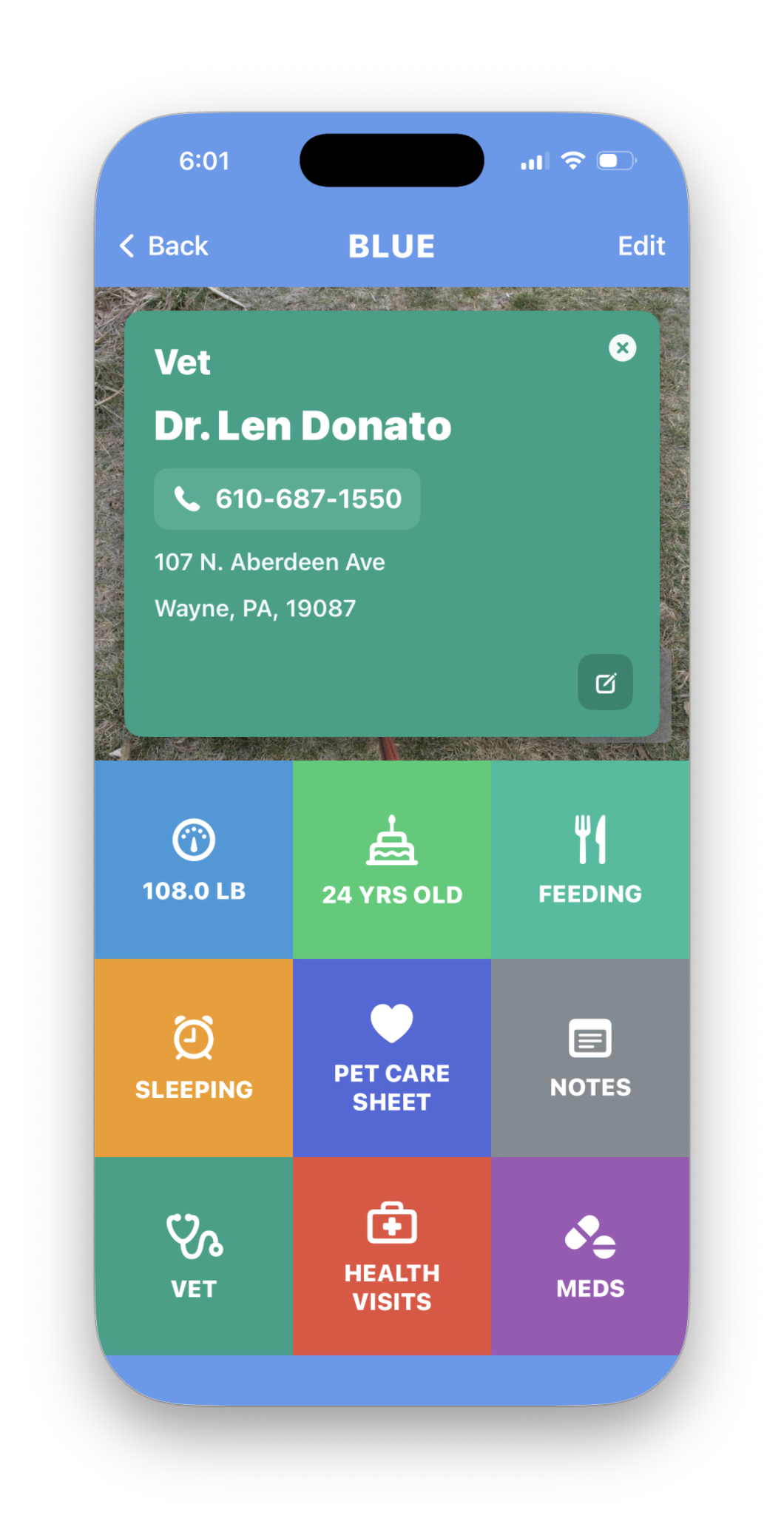 Peef veterinarian contact information